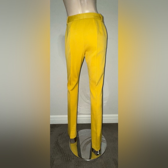BCBGMAXAZRIA Yellow Leg Pants 40 - Picture 5 of 10